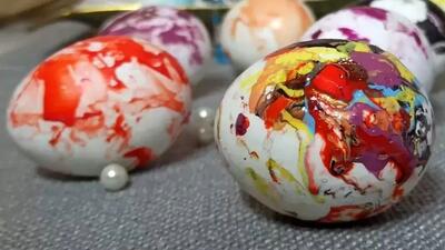  دیزاین تخم مرغ سفره هفت سین؛ ایده های شیک و رنگارنگ / فیلم