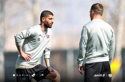  ستاره جنجالی پرسپولیس لحظاتی پیش از مصدومیت!