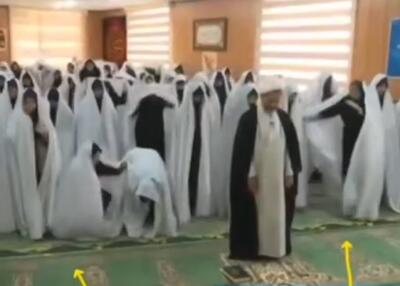  پخش فیلم عجیب از نمازجماعت دختران صورت زنده از صداوسیما - سلام نو
