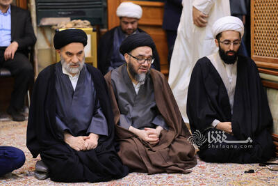  گزارش تصویری: مراسم تشییع پیکر آیت الله مامقانی در نجف اشرف