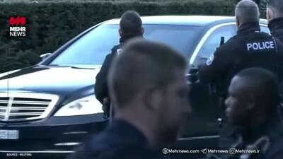  لحظه ورود هیئت های مذاکره کننده ایران و آمریکا به محل مذاکرات در ژنو