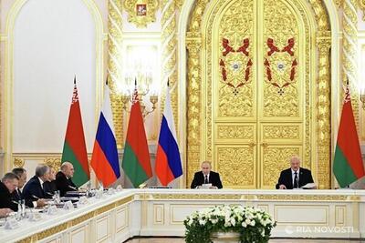  جزئیات دیدار لوکاشنکو با پوتین در کرملین + عکس