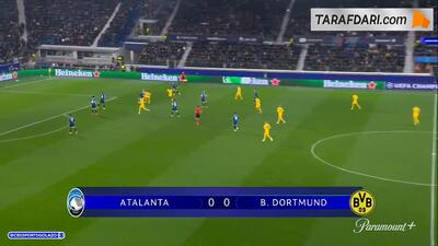  خلاصه بازی آتالانتا ۴-۱ دورتموند (لیگ قهرمانان اروپا - 26-2025)