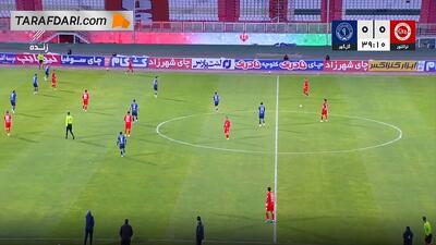  گل مهدی هاشم نژاد به گل گهر (تراکتور 1-0 گل گهر)