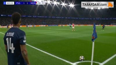  گل خویچا کواراتسخلیا به موناکو (پاری سن ژرمن 2-1 موناکو)