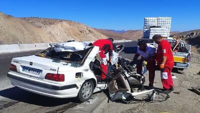  سانحه مرگبار رانندگی در آزاد راه اصفهان - نطنز ۶ کشته داشت