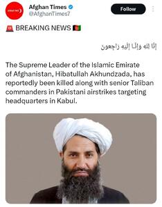  رهبر طالبان کشته شد