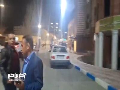 فرار تاجرنیا از خبرنگاران پس از پایان بازی با فجرسپاسی