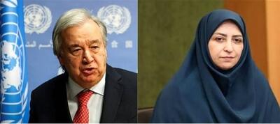  نامه رئیس سازمان حفاظت محیط زیست به دبیر کل سازمان ملل