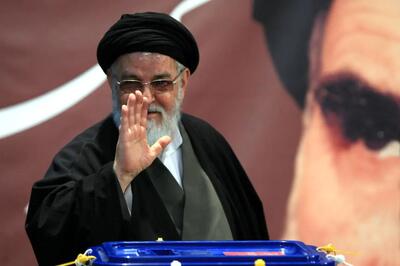  تصاویری از خاتمی و کروبی در مراسم ختم امام جمارانی