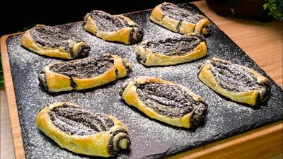  طرز تهیه یک دسر فوق آسان و خوشمزه با ۱ بسته خمیر هزارلا و ۱ تخم مرغ
