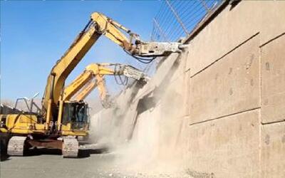  دیوار زندان رجایی‌شهر تخریب شد