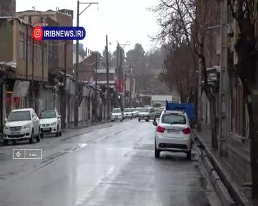  ببینید/ بارش برف در این استان