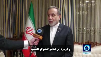  عراقچی بعد از بازگشت به ایران: رفع تحریم‌ها یکی از ارکان اصلی هر توافق است