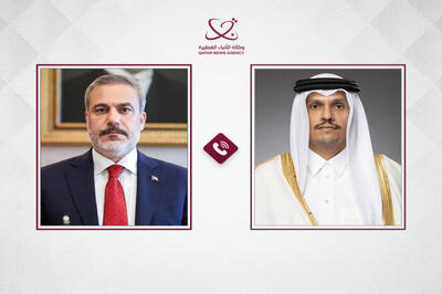  قطر و ترکیه بر حمایت از ثبات منطقه‌ای تأکید کردند