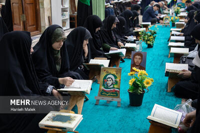  مراسم جمع خوانی قرآن کریم در گرگان