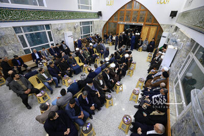  گزارش تصویری: مراسم ترحیم آیت الله مامقانی در نجف اشرف