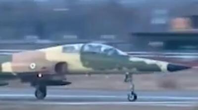  پرواز فرمانده نیروی هوایی ارتش با جنگنده F5 در شمال‌غرب ایران