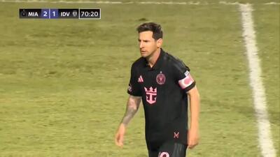  گل لیونل مسی از روی نقطه پنالتی به ایندیپندینته دل واله