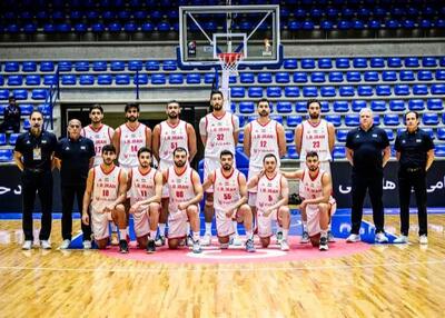  شکست تیم ملی بسکتبال در پایتخت لبنان!