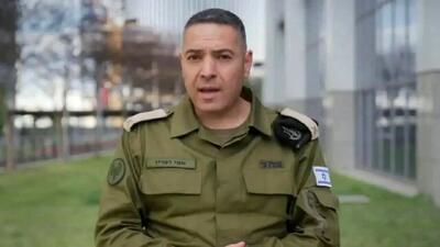  پیام ویدئویی مهم سخنگوی ارتش رژیم صهیونیستی درباره جنگ با ایران