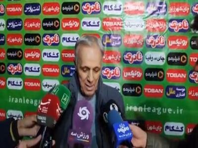 علیدوستی: راجب تیم ملی و داوری صحبتی نمی‌کنم