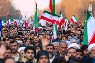  تجمع مردم تهران در میدان خراسان در محکومیت حملات آمریکا و رژیم صهیونیستی به میهن