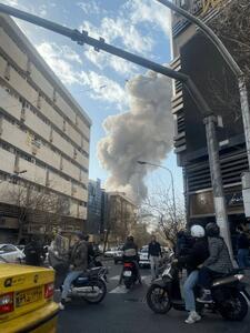  وضعیت خیابان جمهوری تهران بعد از انفجار شدید