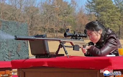  دختر کیم جونگ اون در میدان تیر تمرین کرد