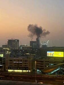  تصویری از حمله سپاه به پایگاه آمریکا در دوبی