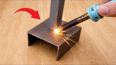  ساخت هویه لحیم کاری ساده با ۱۲ ولت | ترفندی که هیچکس بهت نگفته!