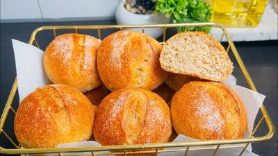  نان خانگی تازه و نرم | مناسب سحری و افطار