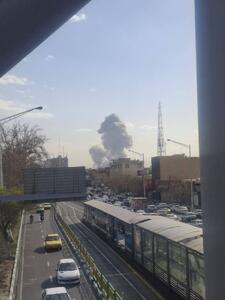  شدت انفجار در خیابان پاستور تهران + عکس