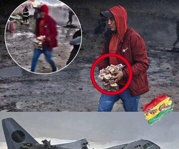  سقوط هواپیمای پر از پول ۱۵ کشته برجای گذاشت +عکس و ویدیو