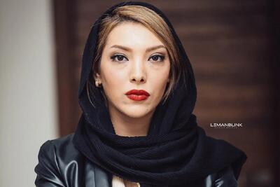  گریم جالب صدف اسپهبدی در پشت‌ صحنه یک نمایش