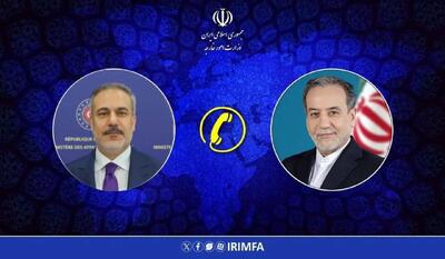  تماس تلفنی وزیر امور خارجه با وزیر امور خارجه ترکیه