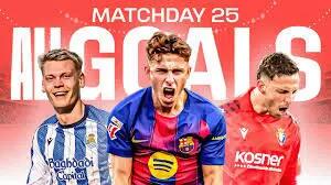  ویدئو: گل‌های هفته بیست و پنجم لالیگا