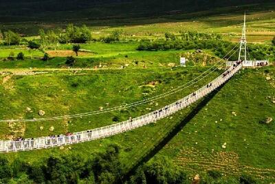  پل معلق مهریان یاسوج در انتظار تعیین حریم