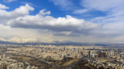  کیفیت هوای تهران در شرایط قابل قبول
