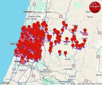  اسرائیل و پایگاه‌های آمریکا در منطقه هدف حملات موشکی ایران قرار گرفتند