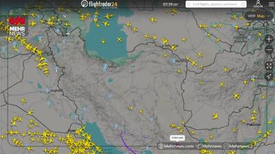  تصاویری از کلیر شدن آسمان ایران + ویدئو
