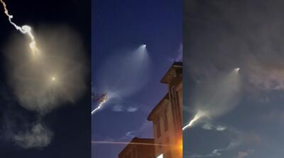  5 ویدیو از لحظه پرتاب موشک عظیم ایران به مواضع اسرائیل