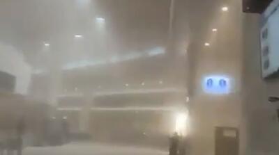  تصاویر فرودگاه کویت پس از حمله پهپادی ایران