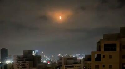  لحظات اصابت موشک‌های ایران به قلب تل آویو