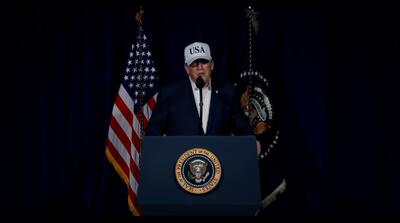  لفاظی خنده دار ترامپ درباره حمله به ایران + زیرنویس