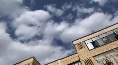  تصاویر موشک‌های تاماهاوک در آسمان عراق و ایران