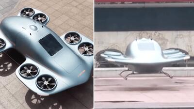  چین از اولین eVTOL مشابه «بشقاب‌پرنده» رونمایی کرد