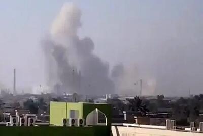  تصاویری از حمله جنگنده‌ها به مرکز پلیس ایران