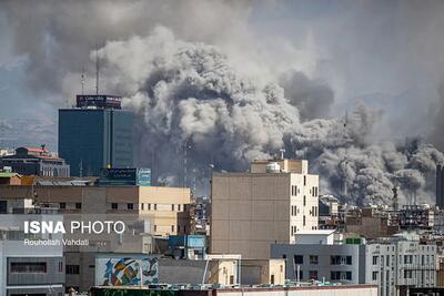  اصابت سه موشک اسرائیل به ساختمانی در نارمک