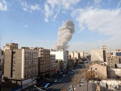  صدای انفجار شدید و فعالیت پدافند در مرکز تهران